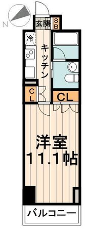 プラティーク清澄白河の物件間取画像